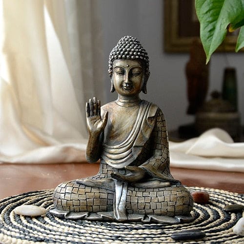 Mediterende Buddha Statue Luvikno