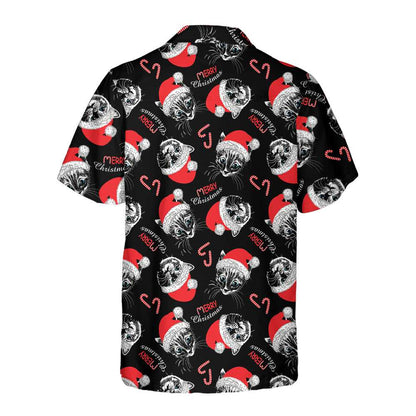 Luvik | Hyvää joulua Musta hawaii-paita, Hauska joulukissan paita, Parhaat joululahjaideat