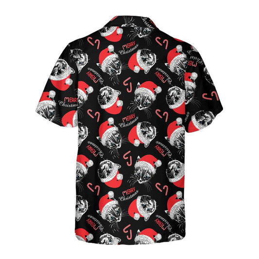 Luvik | Hyvää joulua Musta hawaii-paita, Hauska joulukissan paita, Parhaat joululahjaideat