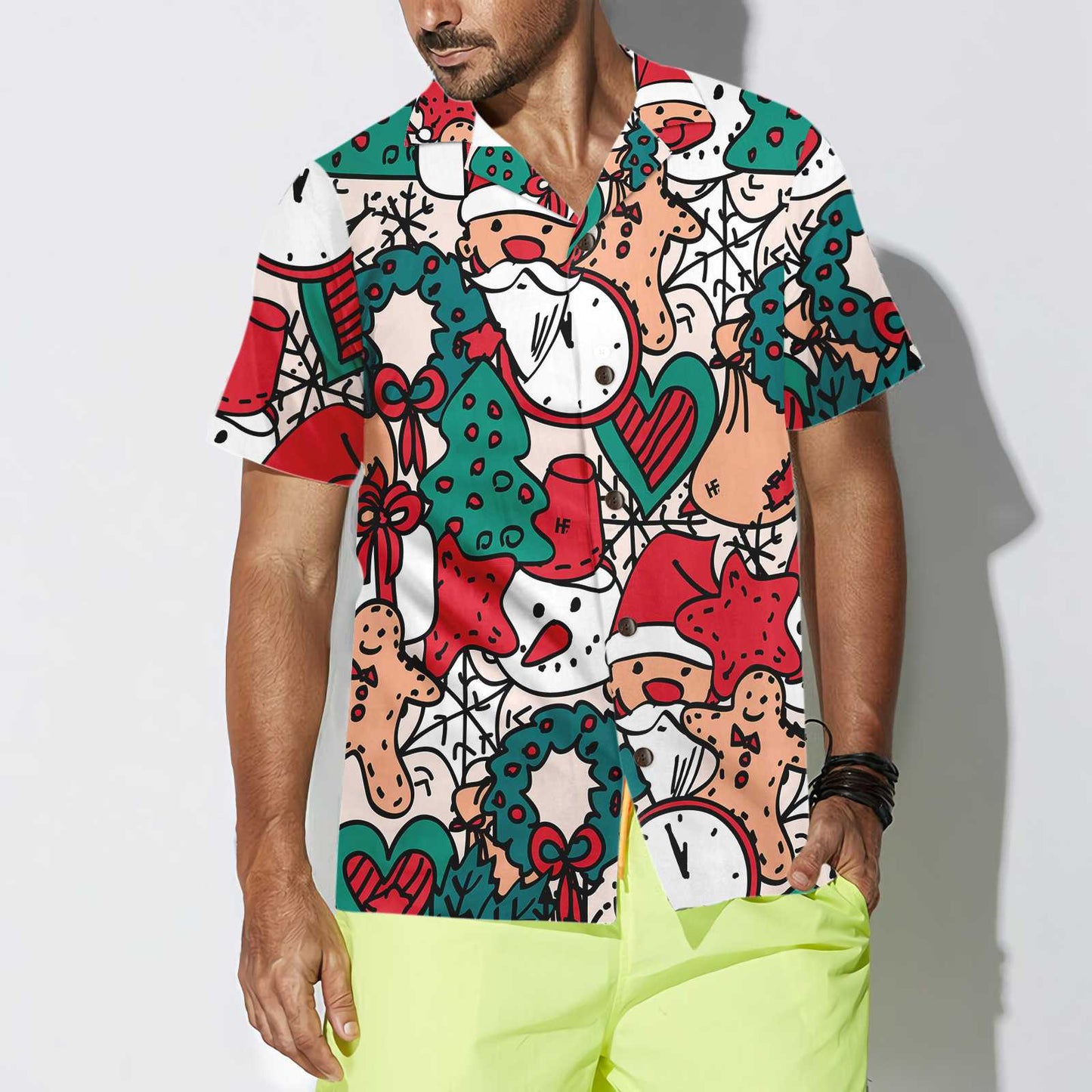 Luvik | Hyvää joulua Y'all T-paita miehille Jouluhavaiji-paita, paras joululahja miehille