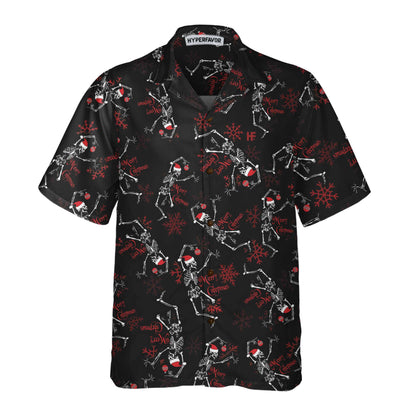 Luvik | Iloinen luurankoharmonia Christmas -paita, tanssiva luurankoinen joululahjaidea