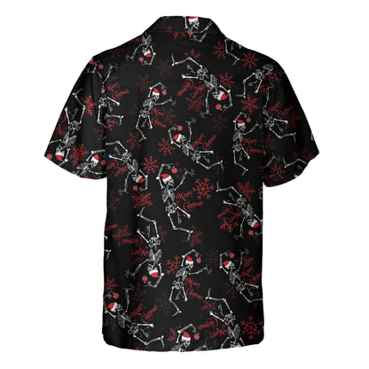 Luvik | Iloinen luurankoharmonia Christmas -paita, tanssiva luurankoinen joululahjaidea