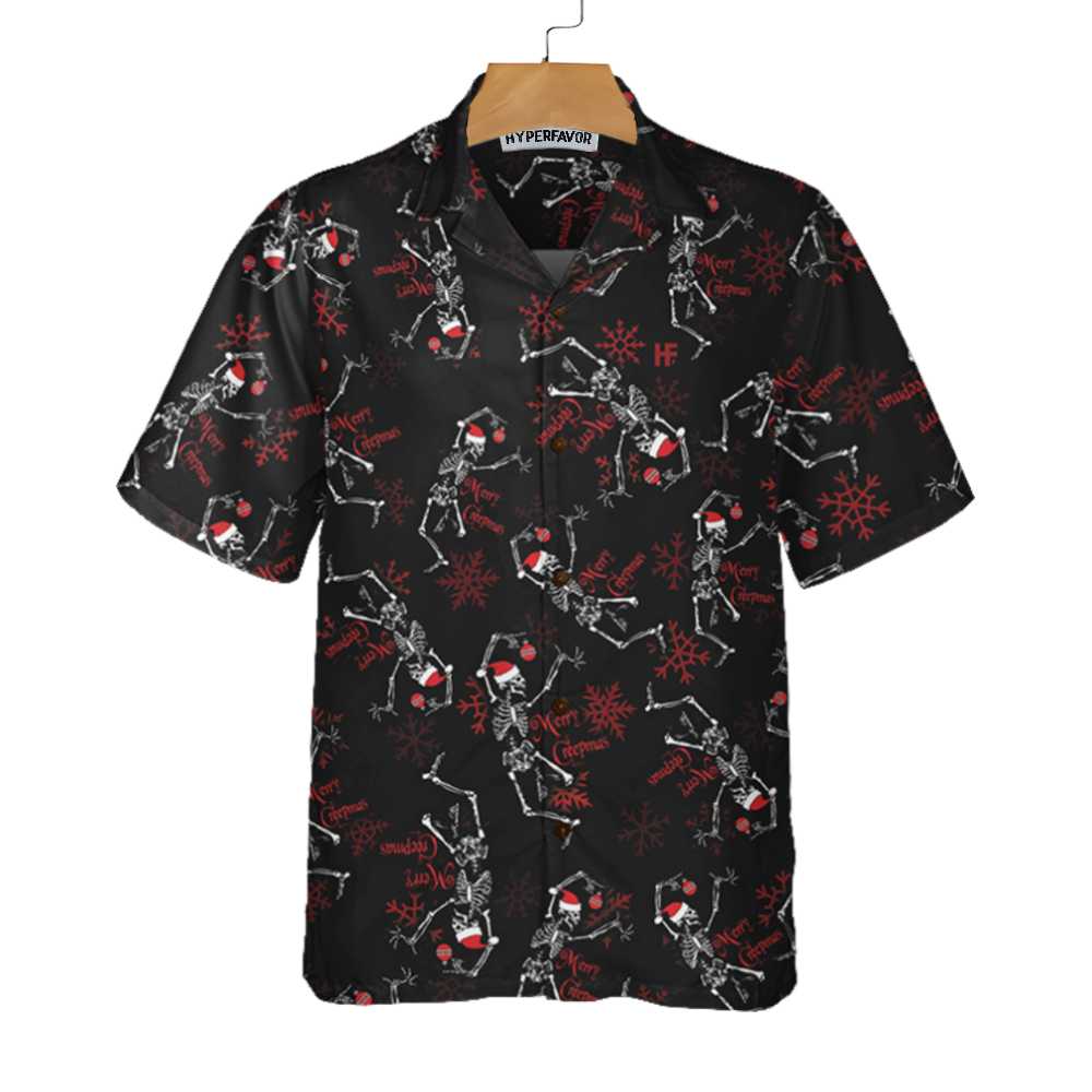 Luvik | Iloinen luurankoharmonia Christmas -paita, tanssiva luurankoinen joululahjaidea