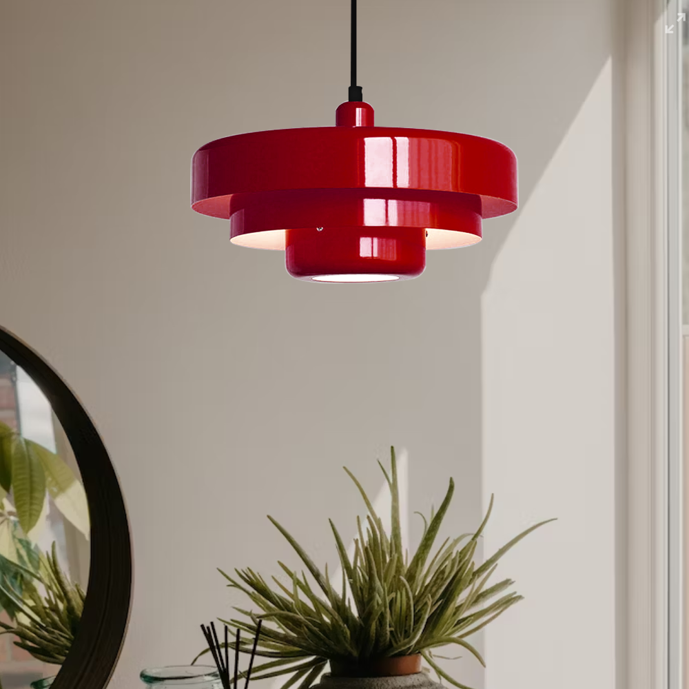 Single Head Bauhaus Iron Pendant Lamp | Luvikno