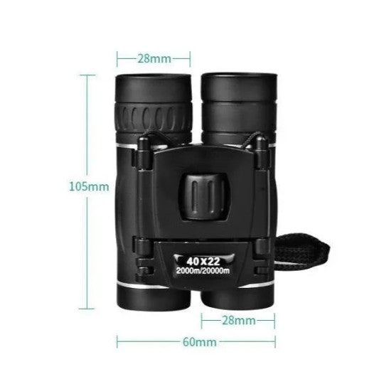 SkyMaster 40x22 HD Kikkert – Kompakt og Kraftig for Utendørs & Sport | Luvikno