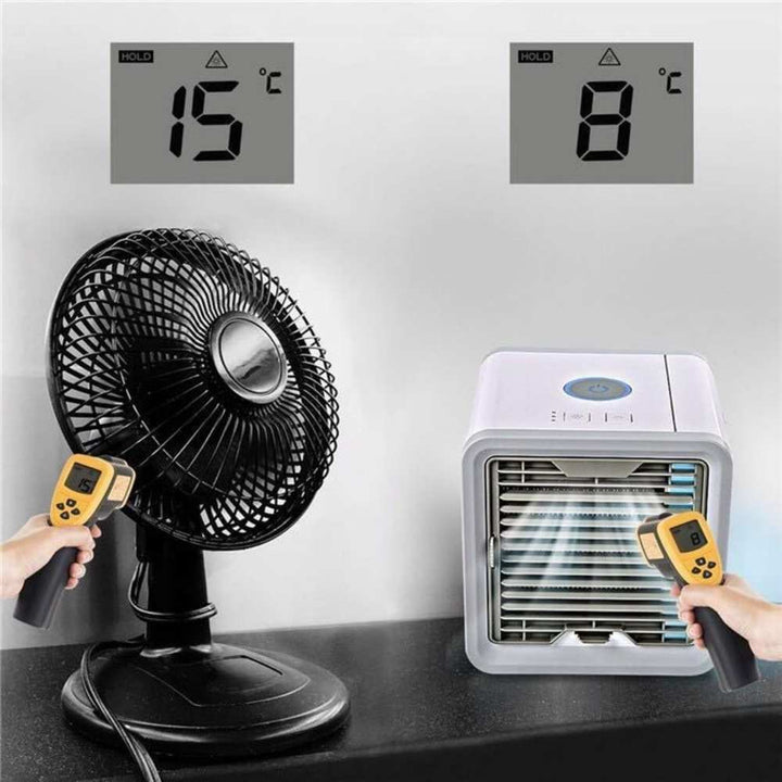 Frost Air Lite Bærbar Klimaanlegg Mini Luftkjøler AC 550ml Vannutskift | Luvikno