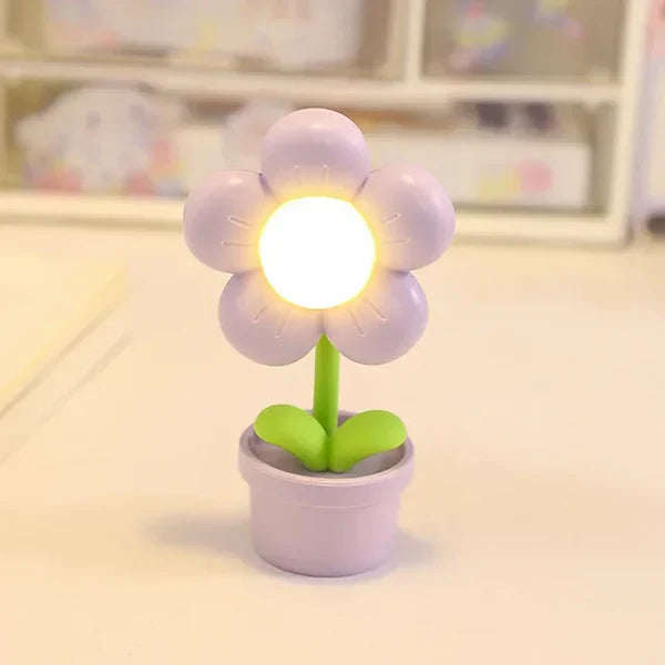 Liten Blomst Beroligende Bordlampe - BlossomGlow | Luvikno
