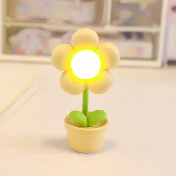 Liten Blomst Beroligende Bordlampe - BlossomGlow | Luvikno