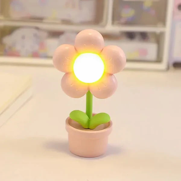 Liten Blomst Beroligende Bordlampe - BlossomGlow | Luvikno