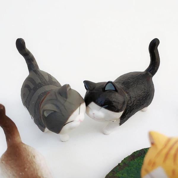 Mini Gåtur Katt Figurer | Luvikno