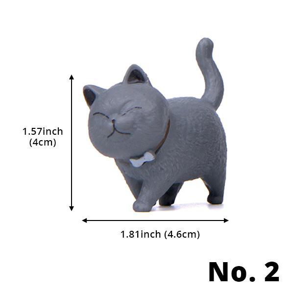 Mini Gåtur Katt Figurer | Luvikno