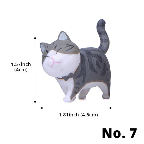 Mini Gåtur Katt Figurer | Luvikno