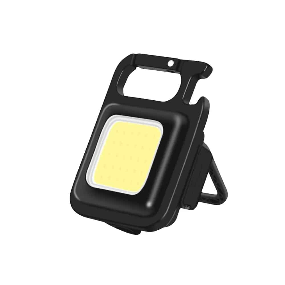 Nøkkelring COB-LED lommelykt - oppladbar - 3 lysmoduser | Luvikno