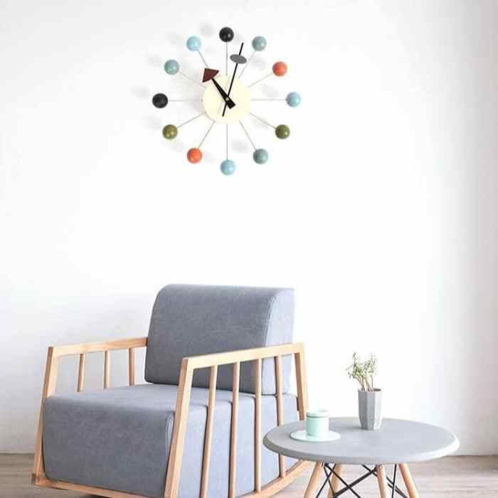 OrbitTime - 3D minimalist veggklokke Luvikno