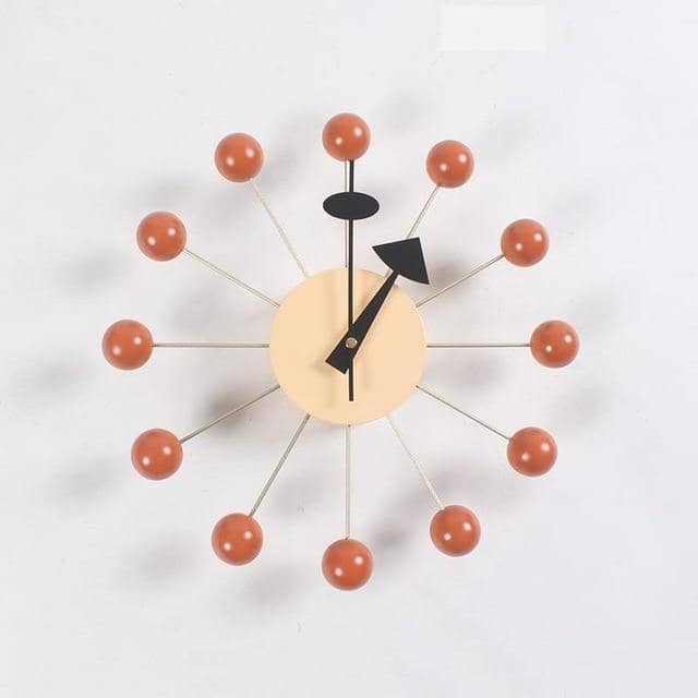 Moderne Veggklokke 3D Design Stille og Minimalistisk 32 cm | Luvikno