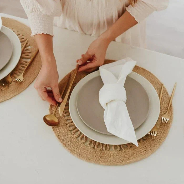 Luvikno | Minimalistisk Rustfritt Stål Bestikk Elegant Enkelhet