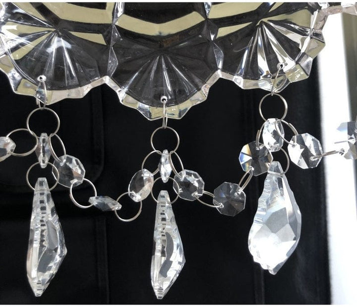 Minimalistisk Retro Krystall Glass Pendellampe Luvikno