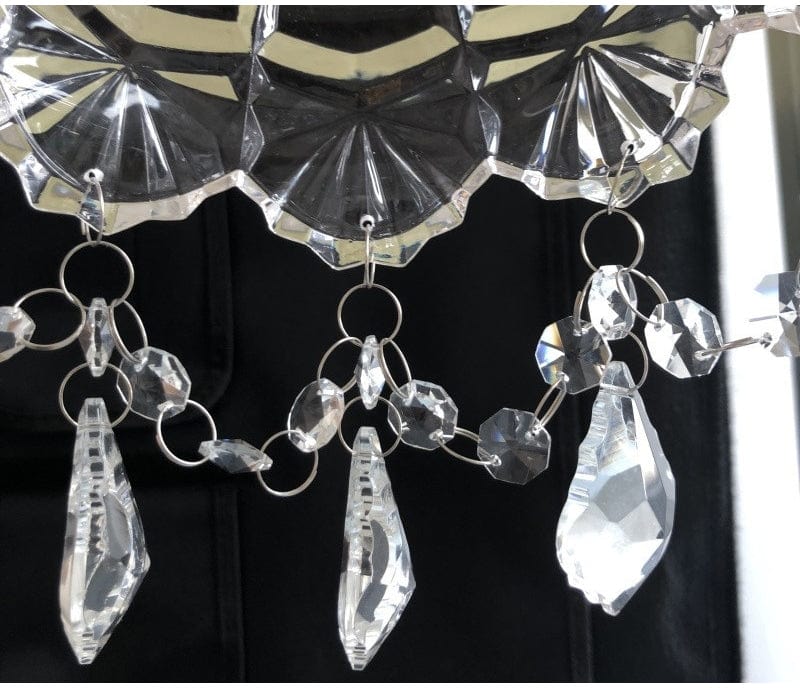 Minimalistisk Retro Krystall Glass Pendellampe Luvikno