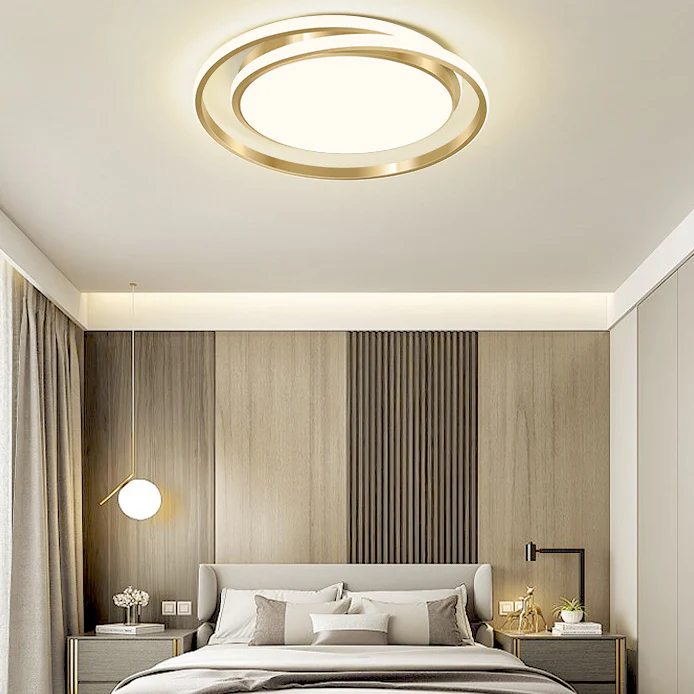 Minimalistisk LED Sirkulær Taklampe | Luvikno