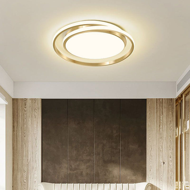 Minimalistisk LED Sirkulær Taklampe | Luvikno