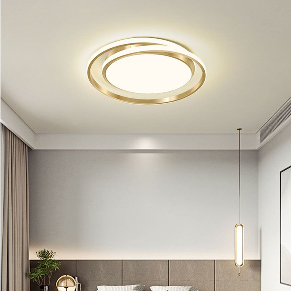 Minimalistisk LED Sirkulær Taklampe | Luvikno