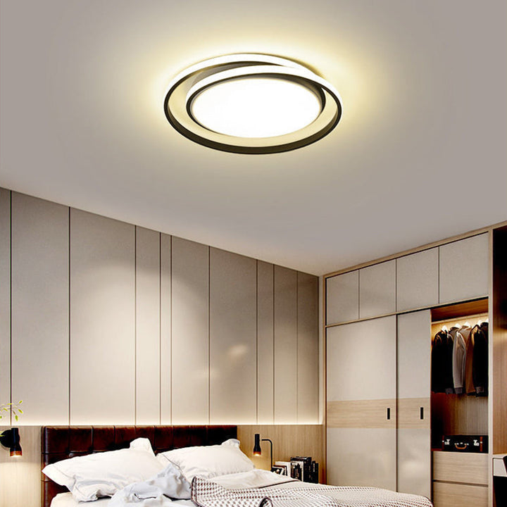 Minimalistisk LED Sirkulær Taklampe | Luvikno