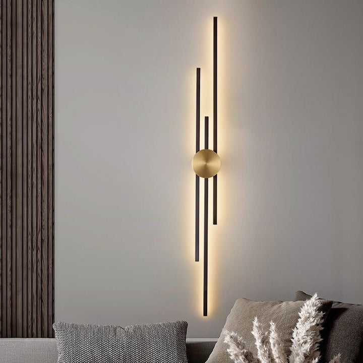 Vegglampe Moderne LED Jern Vertikal Armatur Luvikno