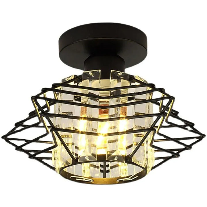 Moderne Krystall Taklampe – Elegant Nordisk Taklampe for Stue og Gang | Luvikno