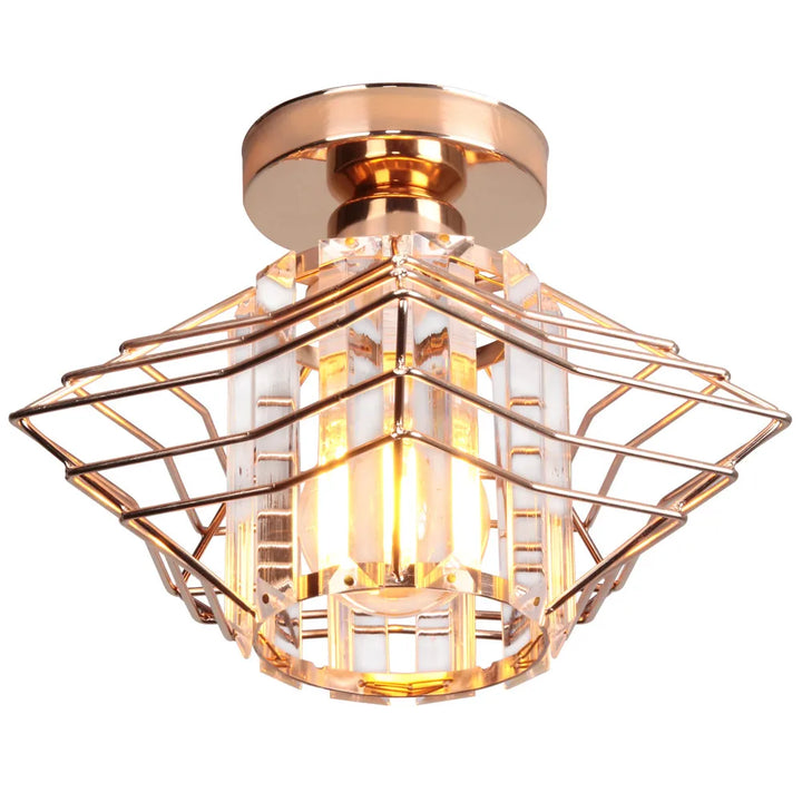 Moderne Krystall Taklampe – Elegant Nordisk Taklampe for Stue og Gang | Luvikno