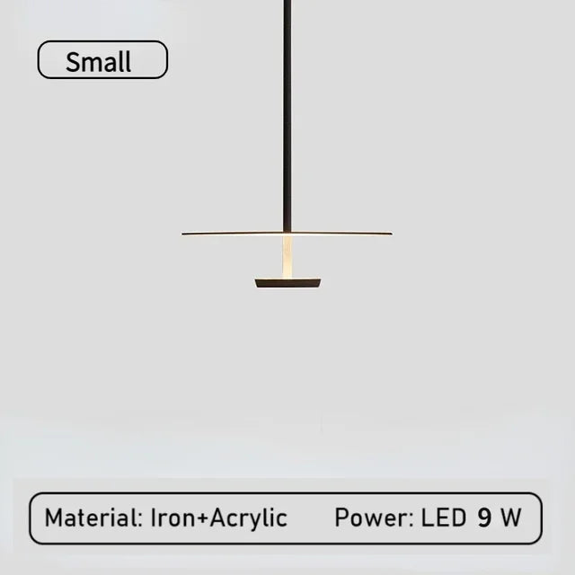 Moderne ElegantArc LED Ring Pendellampe - Minimalistisk Design for Stue & Spisestue | Luvikno