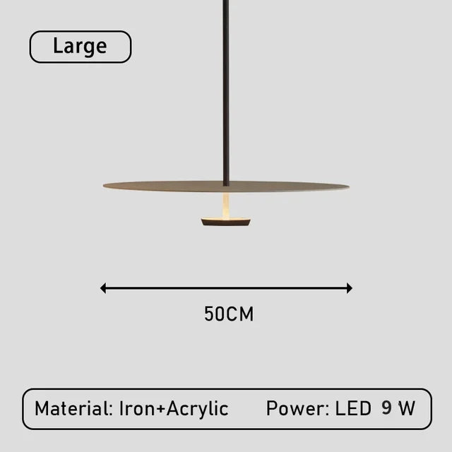Moderne ElegantArc LED Ring Pendellampe - Minimalistisk Design for Stue & Spisestue | Luvikno