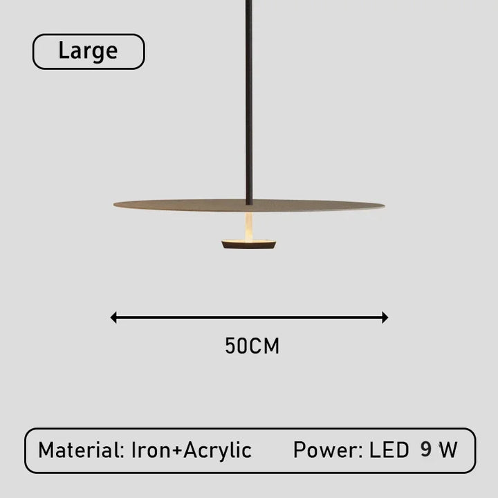 Moderne ElegantArc LED Ring Pendellampe - Minimalistisk Design for Stue & Spisestue | Luvikno