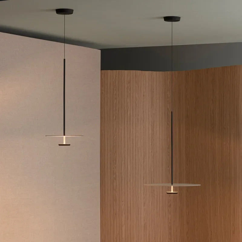 Minimalistisk Ring Pendellampe, Moderne LED Hængelampe til Spisestue & Kontor | Luvikno