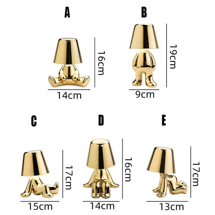 Bordlampe Moderne Oppladbar Akentlys Luvikno