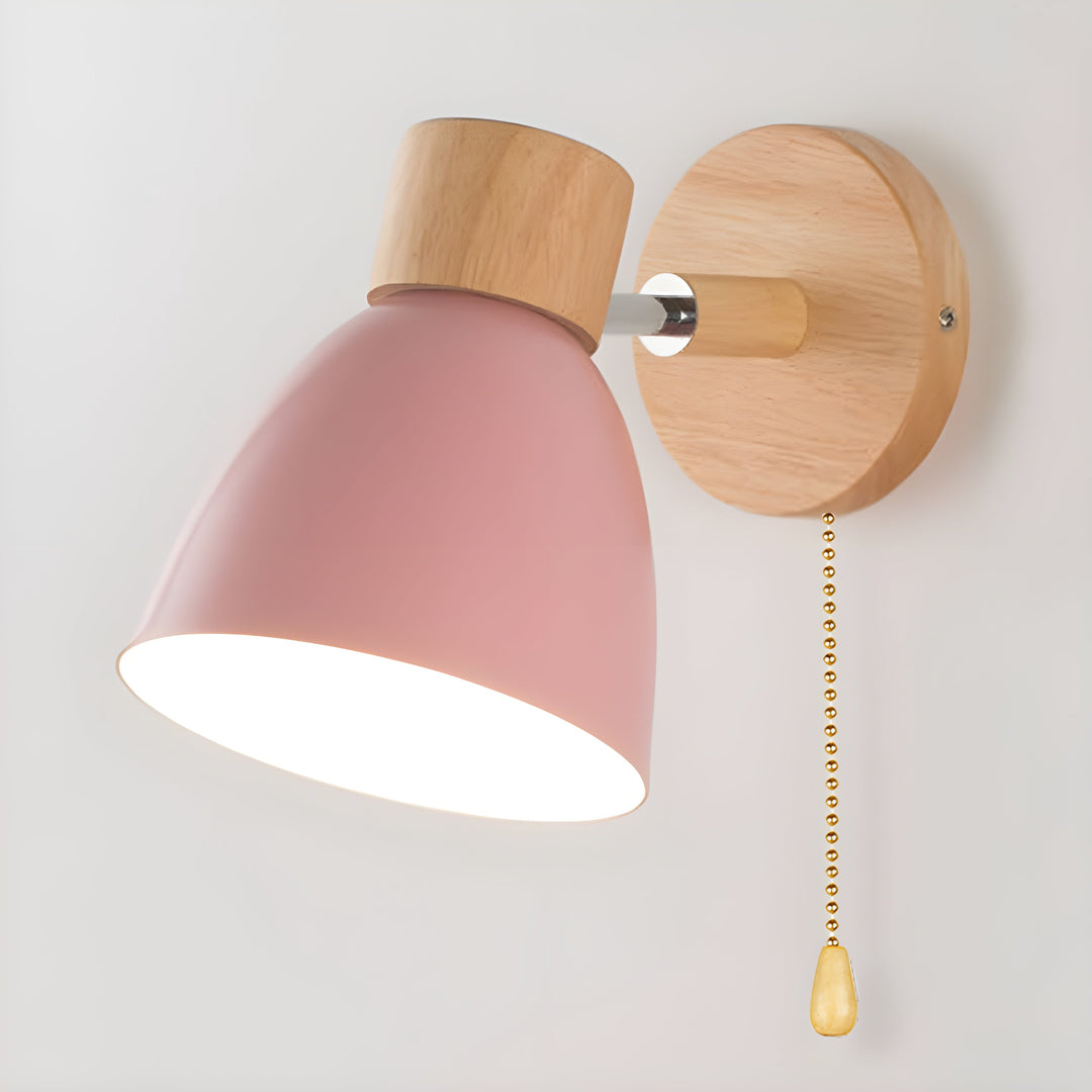 Luvikno | Tre Norsk Vegglampe med Bryter for Soverommet