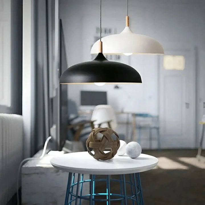 Luvikno | Skandinavisk Eleganse: Luksus Eike Taklampe med LED Belysning