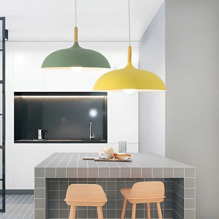 Luvikno | Skandinavisk Eleganse: Luksus Eike Taklampe med LED Belysning