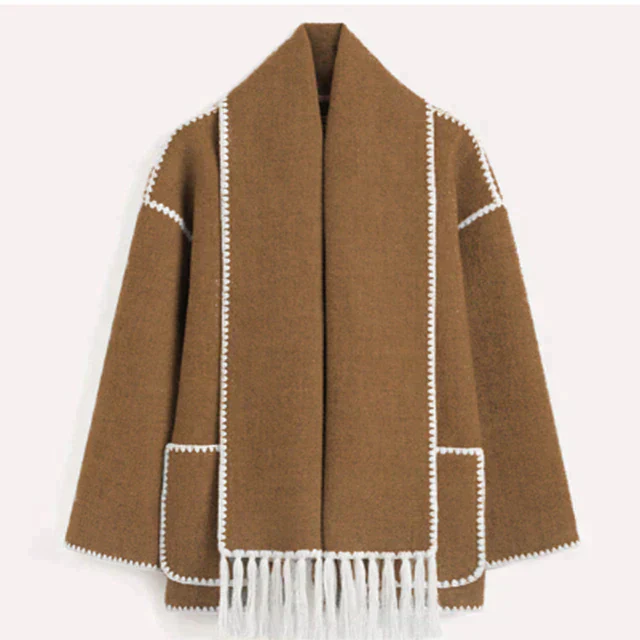 Luvik | Takki huivilla