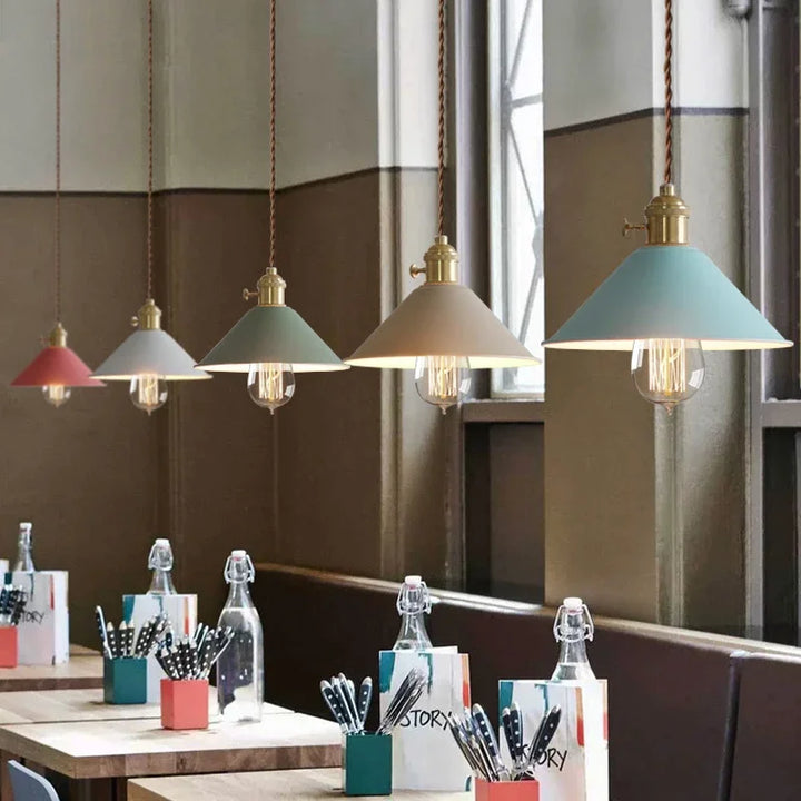 Moderne kreativ lysekrone i vintage stil – pendellampe for spisestue og kafé | Luvikno