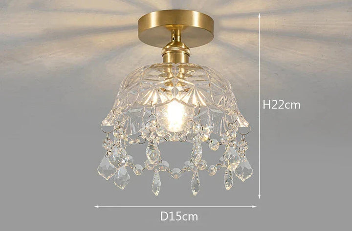 Moderne Glasspendellampe – Krystallklar design for stue og spisestue | Luvikno