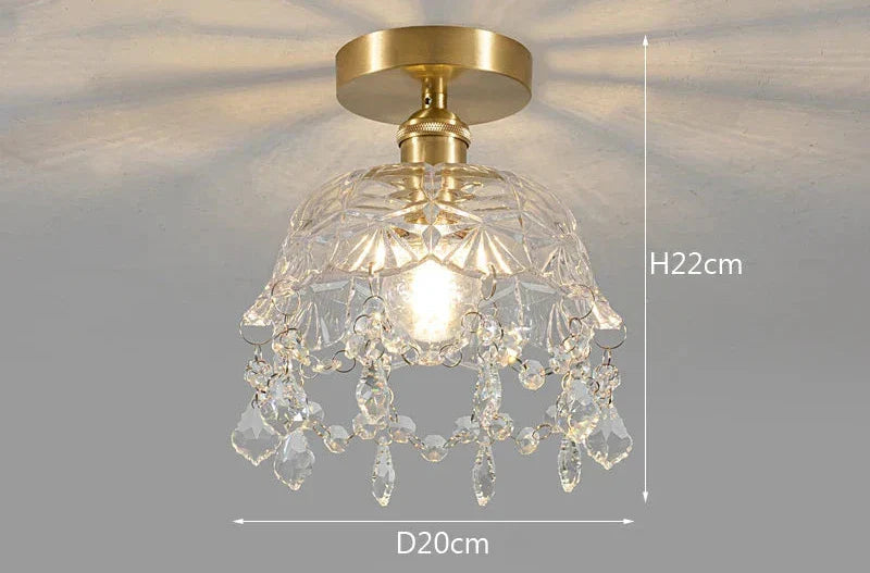 Moderne Glasspendellampe – Krystallklar design for stue og spisestue | Luvikno