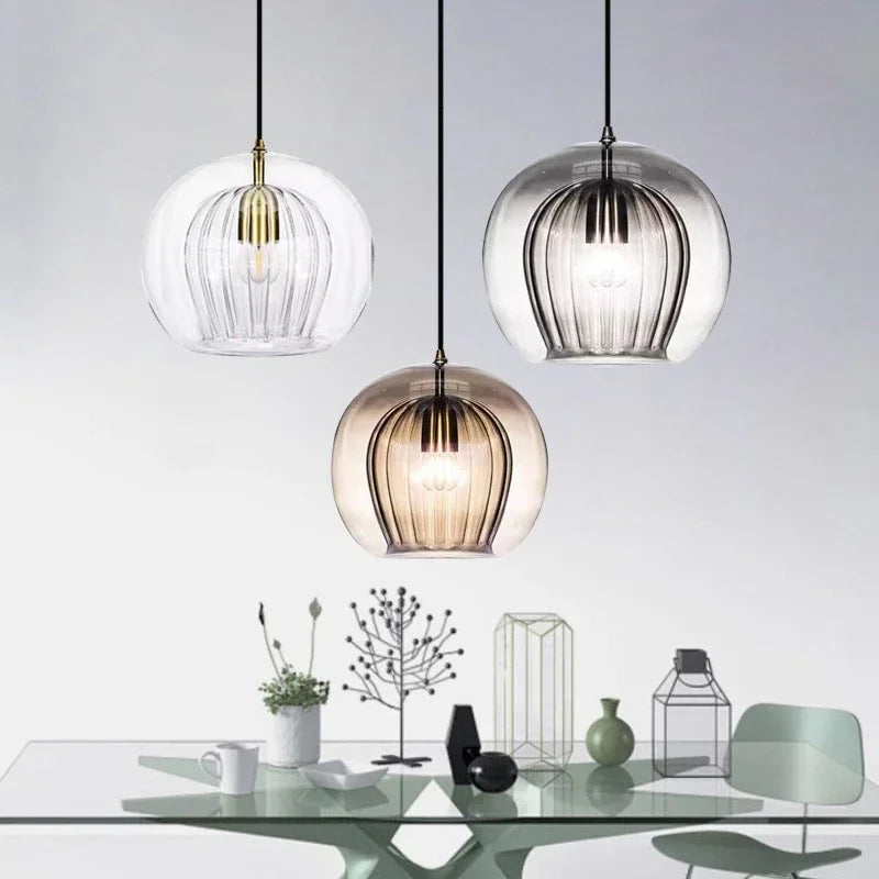 Luvikno | GlassElegance Pendellampe - Moderne Samtids Hengebelysning