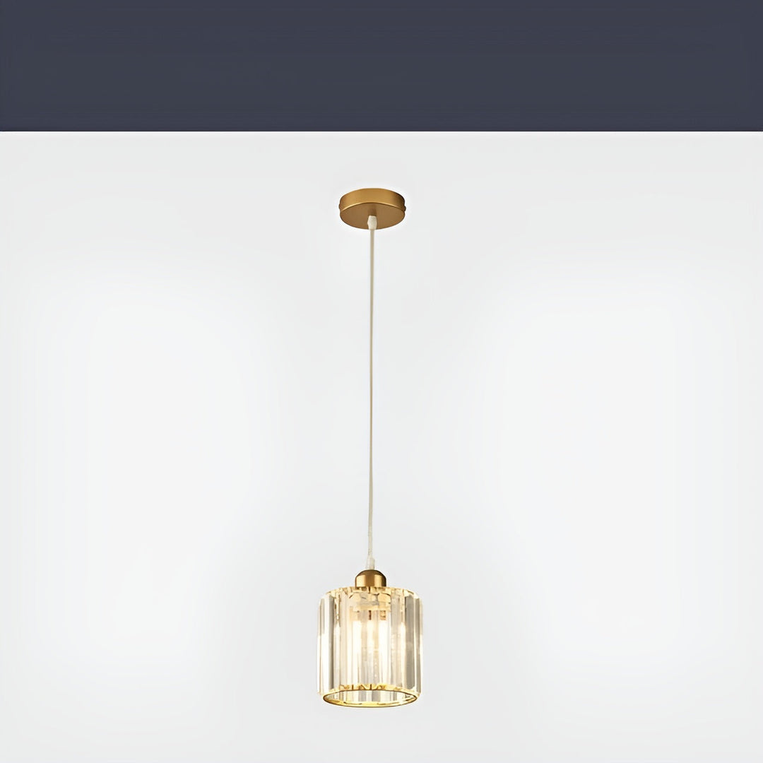 BrilliantGlow Light - Elegant K9 Krystall Pendellampe | Luvikno