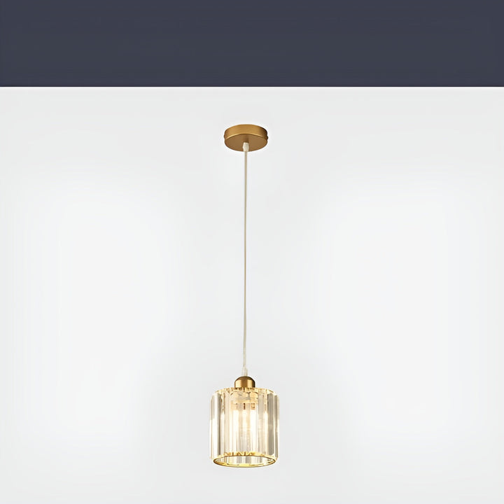 BrilliantGlow Light - Elegant K9 Krystall Pendellampe | Luvikno