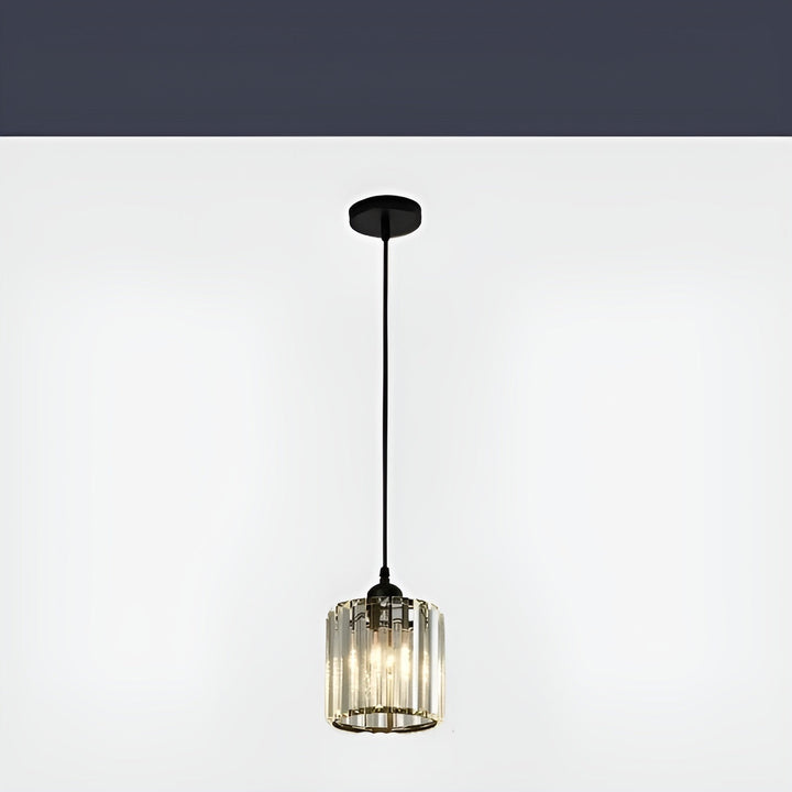 BrilliantGlow Light - Elegant K9 Krystall Pendellampe | Luvikno