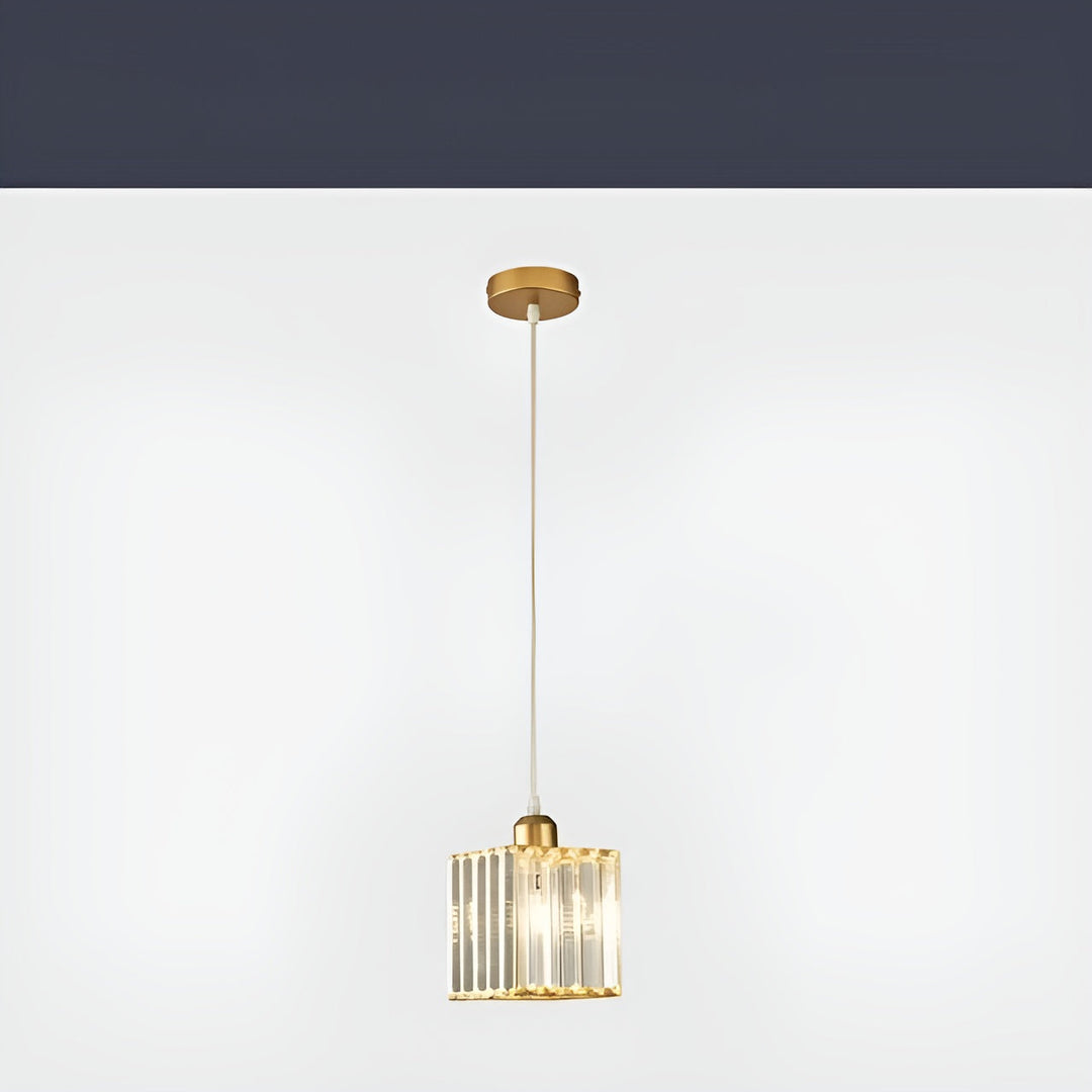 BrilliantGlow Light - Elegant K9 Krystall Pendellampe | Luvikno