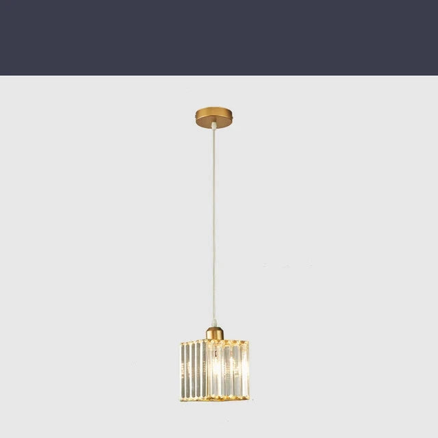 Luvikno | LuxeGlow SparkleLampe - Elegant K9 Krystall Pendel Lys