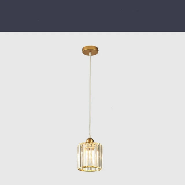 Luvikno | LuxeGlow SparkleLampe - Elegant K9 Krystall Pendel Lys