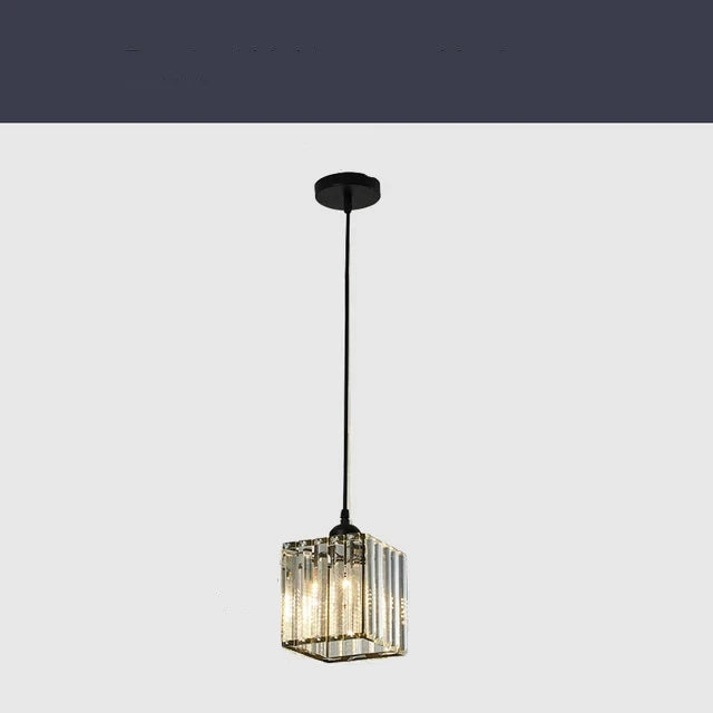 Luvikno | LuxeGlow SparkleLampe - Elegant K9 Krystall Pendel Lys