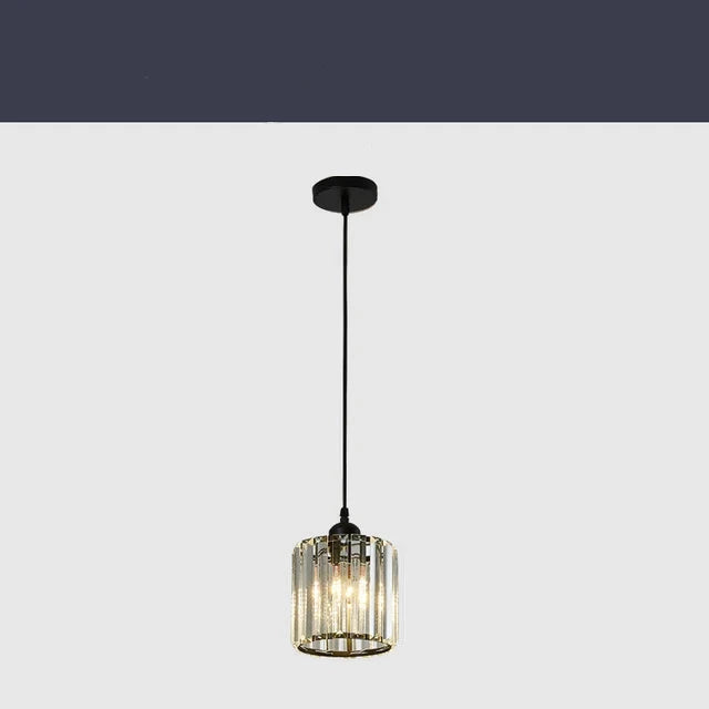 Luvikno | LuxeGlow SparkleLampe - Elegant K9 Krystall Pendel Lys